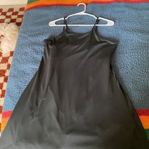 The Girlfriend Collective Black Naomi Workout Dress (XXL)